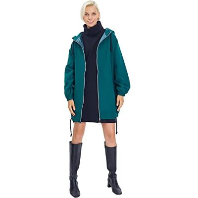 Trendyol Dam, mörkgrön, overhare, huva, dragkedja, detaljerad kappa, Mörkgrön, XS Trendyol Dam, mörkgrön, overhare, huva, dragkedja, detaljerad kappa, Mörkgrön, XS