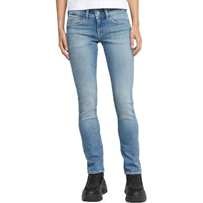 G-STAR RAW G-STAR dam Midge Slim raka jeans, Blå (Faded Alloy Blue D26424-d441-h070), 30W / 34L G-STAR RAW G-STAR dam Midge Slim raka jeans, Blå (Faded Alloy Blue D26424-d441-h070), 30W / 34L