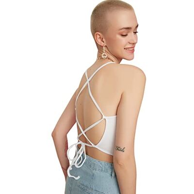 Trendyol Kvinnors vit slityta, den detaljerade fluillat-stickad blus kombinerar blus, vit, extra liten Trendyol Kvinnors vit slityta, den detaljerade fluillat-stickad blus kombinerar blus, vit, extra liten