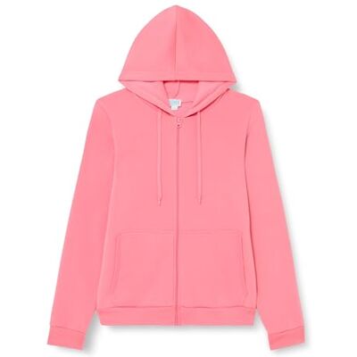 hoona Snygg huvtröja för kvinnor med dragkedja, polyester, rosa, storlek XXL, ROSA, XXL hoona Snygg huvtröja för kvinnor med dragkedja, polyester, rosa, storlek XXL, ROSA, XXL