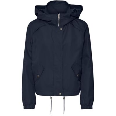 VERO MODA Kvinnlig lång parkas VMCZOA parkas, marinblå blazer, XS VERO MODA Kvinnlig lång parkas VMCZOA parkas, marinblå blazer, XS