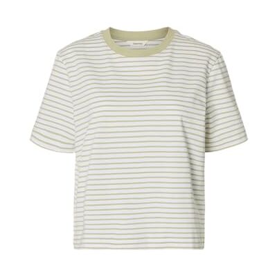 SELECTED WOMEN SELECTED Kvinnor Slfessential Ss Striped Boxy Tee Noos, Fodrad, XS SELECTED WOMEN SELECTED Kvinnor Slfessential Ss Striped Boxy Tee Noos, Fodrad, XS