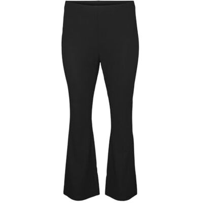 VERO MODA CURVE dam Vmcliva Hw Flared Pant Cur byxor, svart, 50W x 32L VERO MODA CURVE dam Vmcliva Hw Flared Pant Cur byxor, svart, 50W x 32L