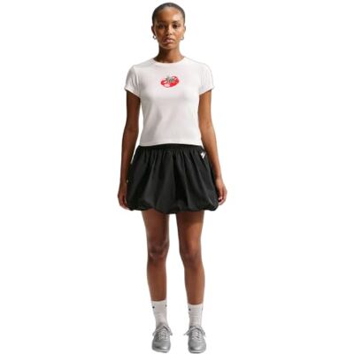 NIKE dam Sportswear Chill Knit Slim-fit Cropped-t-shirt Für Damen T-tröja NIKE dam Sportswear Chill Knit Slim-fit Cropped-t-shirt Für Damen T-tröja
