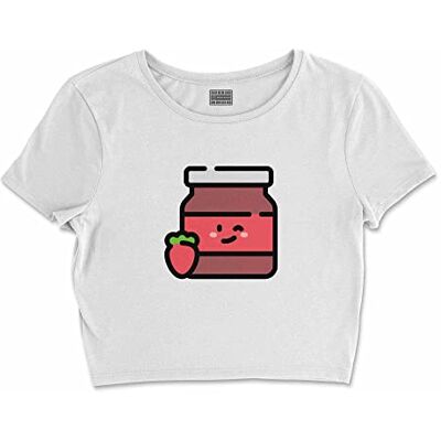 Bona Basics , Digital tryckt basic t-shirt för damer,% 100 bomull, vit, ledig, damtoppar, storlek: S, Vit, S Kort Bona Basics , Digital tryckt basic t-shirt för damer,% 100 bomull, vit, ledig, damtoppar, storlek: S, Vit, S Kort