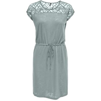 ONLY Onlsindy Life S/S O-Neck Mix Dress JRS, abyss, XS ONLY Onlsindy Life S/S O-Neck Mix Dress JRS, abyss, XS