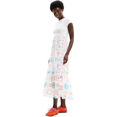 Desigual dam väst galiana klänning, Vit, XS Desigual dam väst galiana klänning, Vit, XS