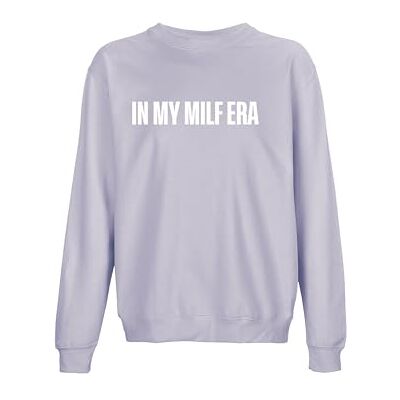Tee Ali Mami, Tröja Rund halsringning Milf, lila, XS Tee Ali Mami, Tröja Rund halsringning Milf, lila, XS