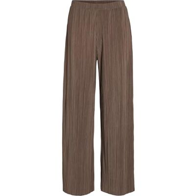 Vila dam Viplisa Hw Wide Pants-Noos byxor, Fossil, M Vila dam Viplisa Hw Wide Pants-Noos byxor, Fossil, M