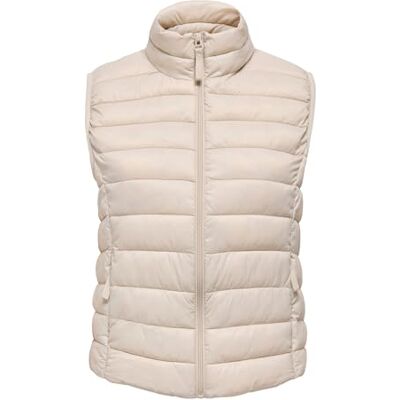ONLY Onltahia Lw Quilted Waistcoat OTW Noos, Pimpsten, M ONLY Onltahia Lw Quilted Waistcoat OTW Noos, Pimpsten, M