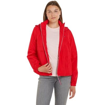 Tommy Hilfiger Dam TRANSITIONAL HUVA VINDBREAKER Vild Röd M, Våldsam röd, M Tommy Hilfiger Dam TRANSITIONAL HUVA VINDBREAKER Vild Röd M, Våldsam röd, M