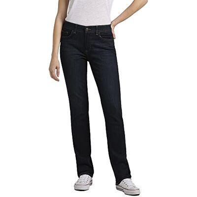 Lee Comfort Straight Darkest Night Jeans för kvinnor, Darkest Night, 34W x 31L Lee Comfort Straight Darkest Night Jeans för kvinnor, Darkest Night, 34W x 31L