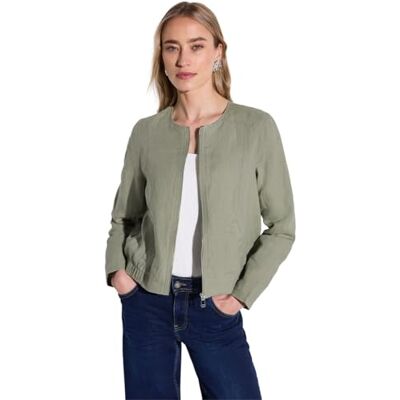 Street One Dam kort blus, Pale Mud Green, 44 Street One Dam kort blus, Pale Mud Green, 44