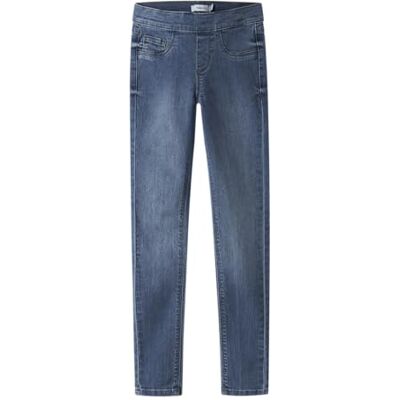 NAME IT Nkfpolly skinny leggings 2810-Lm Noos, Mellanblå denim, 158 NAME IT Nkfpolly skinny leggings 2810-Lm Noos, Mellanblå denim, 158
