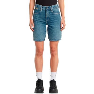 G-STAR RAW G-STAR dam Viktoria Bermuda Clean Edge Wmn shorts, Blå (Faded Watercourse D26268-d436-h145), 24W G-STAR RAW G-STAR dam Viktoria Bermuda Clean Edge Wmn shorts, Blå (Faded Watercourse D26268-d436-h145), 24W