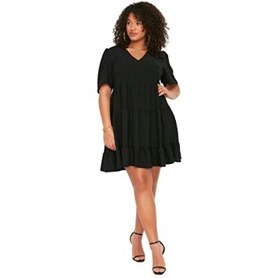 Trendyol dam Dam Plus Size Mini A-linje Avslappnad Passform Vävd Plus Size Klänning Dam plus size mini A-linje avslappnad passform vävd plus size klänning Trendyol dam Dam Plus Size Mini A-linje Avslappnad Passform Vävd Plus Size Klänning Dam plus size mini A-linje avslappnad passform vävd plus size klänning