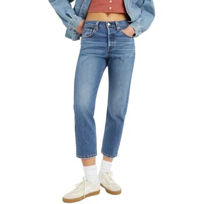 Levi's Dam Kläder Byxor 501 Crop Jeans, Erin Can't Wait Stretch, 27W / 28L Levi's Dam Kläder Byxor 501 Crop Jeans, Erin Can't Wait Stretch, 27W / 28L
