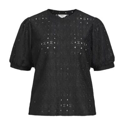 Object Objlaila S/S Re Top Noos, svart, XS Object Objlaila S/S Re Top Noos, svart, XS