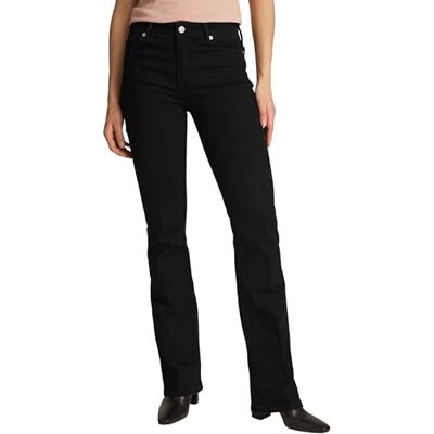Tommy Hilfiger Bootcut Fit jeans för kvinnor, Svart, 30W x 32L Tommy Hilfiger Bootcut Fit jeans för kvinnor, Svart, 30W x 32L