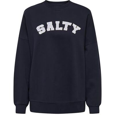 ONLY Onlkaitlyn L/S velour O-hals Swt, natthimmel, M ONLY Onlkaitlyn L/S velour O-hals Swt, natthimmel, M