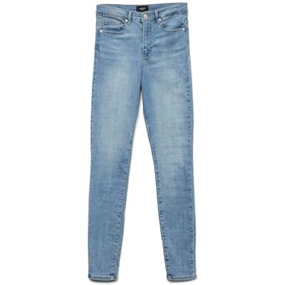 VERO MODA dam skinny jeans VMSOPHIA hög midja skinny fit jeans, Ljusblå denim, M / 30L VERO MODA dam skinny jeans VMSOPHIA hög midja skinny fit jeans, Ljusblå denim, M / 30L