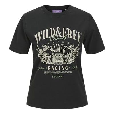 JJXX JACK & JONES Jxbritta Slim Reg Tee JRS, svart, M JJXX JACK & JONES Jxbritta Slim Reg Tee JRS, svart, M