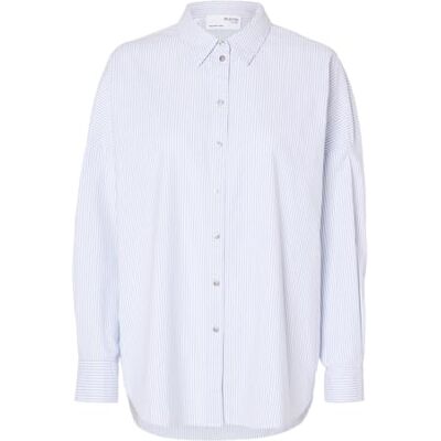 SELECTED FEMME SLFNOVA LS Oxford skjorta NOOS, Ljusvit/ränder: ändlös himmel, 38 SELECTED FEMME SLFNOVA LS Oxford skjorta NOOS, Ljusvit/ränder: ändlös himmel, 38