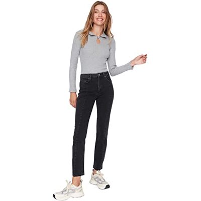Trendyol Flare jeans, svart, 34, Svart, 60 SE Trendyol Flare jeans, svart, 34, Svart, 60 SE