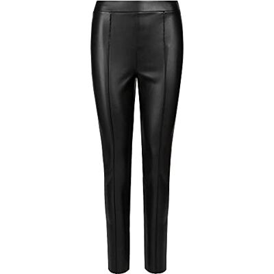 APART Fashion ApartFashion Dam läderimitation leggings byxor, svart, normal APART Fashion ApartFashion Dam läderimitation leggings byxor, svart, normal