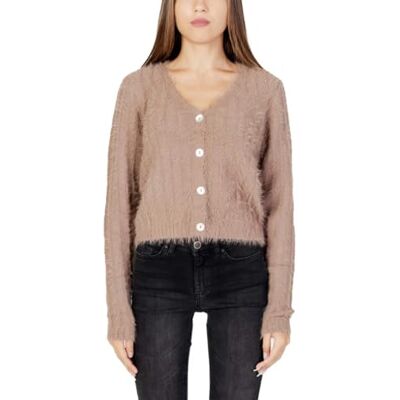 VERO MODA Bestseller A/S VMLAPOILU LS V-hals cardigan Boo REP kofta, brun Lentil, M, Brown Lentil, M VERO MODA Bestseller A/S VMLAPOILU LS V-hals cardigan Boo REP kofta, brun Lentil, M, Brown Lentil, M