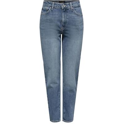 ONLY ONLEMILY HW Rak ANK DNM AZG611, Mörkblå denim, 26W / 30L ONLY ONLEMILY HW Rak ANK DNM AZG611, Mörkblå denim, 26W / 30L