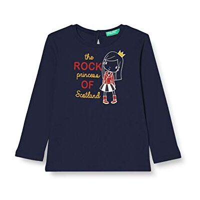 United T-shirt för flickor, Peacoat 252, 68 cm United T-shirt för flickor, Peacoat 252, 68 cm