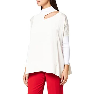 IPEKYOL Kvinnors tygblandning detalj blus, olja, 38 IPEKYOL Kvinnors tygblandning detalj blus, olja, 38