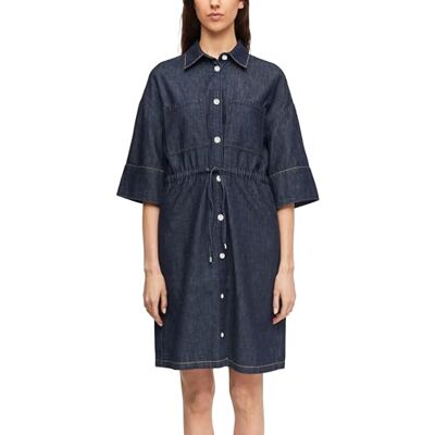 Comma dam 2180658 denim T-shirt klänning (1-pack), blå, 36 Comma dam 2180658 denim T-shirt klänning (1-pack), blå, 36