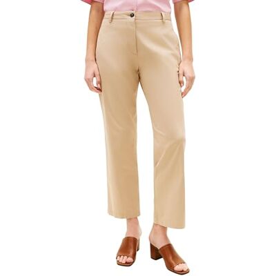 Tommy Hilfiger Dam Co GMD Slim Straight Chino WW0WW49647, Beige, 34 Tommy Hilfiger Dam Co GMD Slim Straight Chino WW0WW49647, Beige, 34