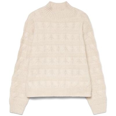VERO MODA Vmvirgo Ls highneck tröja Bf, Björk, XS VERO MODA Vmvirgo Ls highneck tröja Bf, Björk, XS