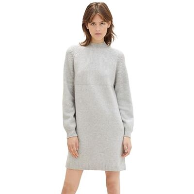 TOM TAILOR Denim Damklänning, 32510 – Basic Light Grey Melange, XXL TOM TAILOR Denim Damklänning, 32510 – Basic Light Grey Melange, XXL