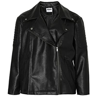 NOISY MAY dam Nmrubina/Rebel L/S PU-jacka Curve Noos jacka, svart, 46 NOISY MAY dam Nmrubina/Rebel L/S PU-jacka Curve Noos jacka, svart, 46