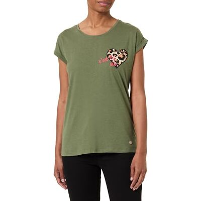 KEY LARGO KEYLARGO dam-T-shirt, WT Belle Round, Khaki (1505), S KEY LARGO KEYLARGO dam-T-shirt, WT Belle Round, Khaki (1505), S