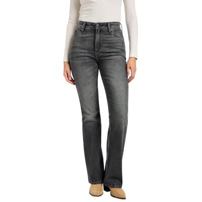 Lee Rider Loose Jeans för kvinnor, Charred Black, 32W x 31L Lee Rider Loose Jeans för kvinnor, Charred Black, 32W x 31L