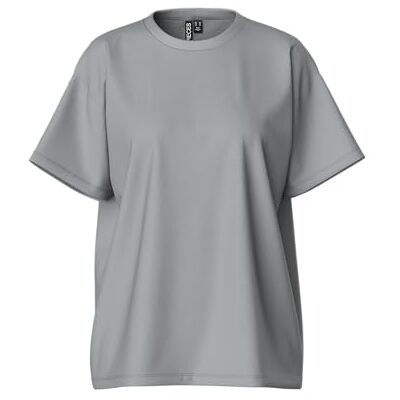 PIECES dam Pcskylar Ss oversized t-shirt Noos t-shirt, Ultimate Grey, S PIECES dam Pcskylar Ss oversized t-shirt Noos t-shirt, Ultimate Grey, S