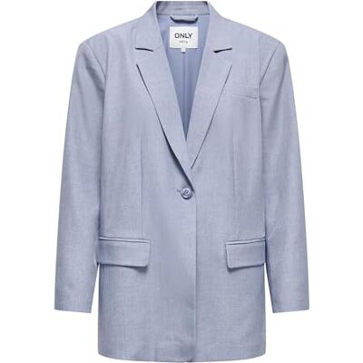 ONLY Onllinda Ls Boyfr Mel Blazer TLR Noos, Vintage Indigo, XXL ONLY Onllinda Ls Boyfr Mel Blazer TLR Noos, Vintage Indigo, XXL
