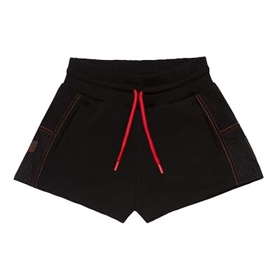 AS Roma Shorts Black Woman, jumpsuit shorts för kvinnor AS Roma Shorts Black Woman, jumpsuit shorts för kvinnor