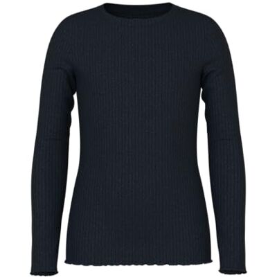 NAME IT Namn IT Nkfvemma Glitter Ls Slim Top, svart, 122-128 NAME IT Namn IT Nkfvemma Glitter Ls Slim Top, svart, 122-128