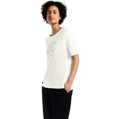 Street One mjuk damskjorta med Wording, Vit, 36 Street One mjuk damskjorta med Wording, Vit, 36