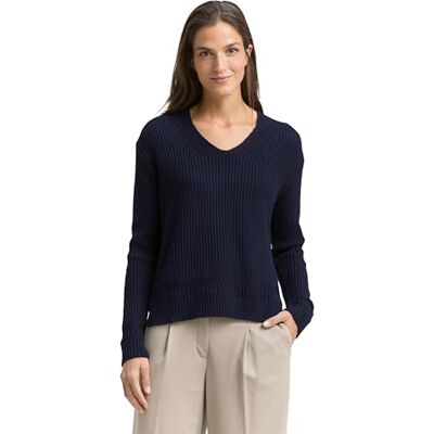 TOM TAILOR damtröja, 10668 – himmelskaptensblå, 3XL TOM TAILOR damtröja, 10668 – himmelskaptensblå, 3XL