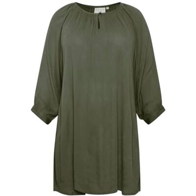Kaffe Curve för dam plus storlek Tunic 3/4 ärmar A-formad jacka, grape Leaf, 52 Kaffe Curve för dam plus storlek Tunic 3/4 ärmar A-formad jacka, grape Leaf, 52