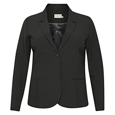 Kaffe Curve KCjia Casual Blazer, svart djup, 42 dam Kaffe Curve KCjia Casual Blazer, svart djup, 42 dam