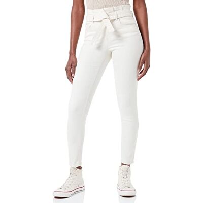 ONLY Kvinnors ONLHUSH Life MID SK ANK PBAG bälte BJ019 jeans, Ecru, XS/32 ONLY Kvinnors ONLHUSH Life MID SK ANK PBAG bälte BJ019 jeans, Ecru, XS/32