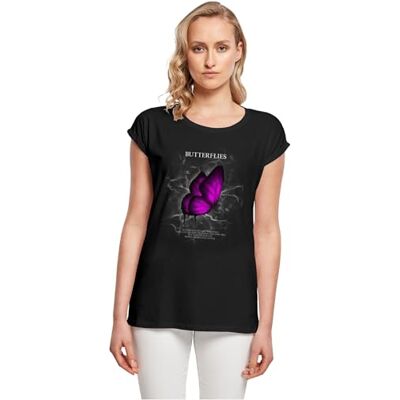 MERCHCODE dam-t-shirt 100% bomull svart 3XL, svart, 3XL MERCHCODE dam-t-shirt 100% bomull svart 3XL, svart, 3XL